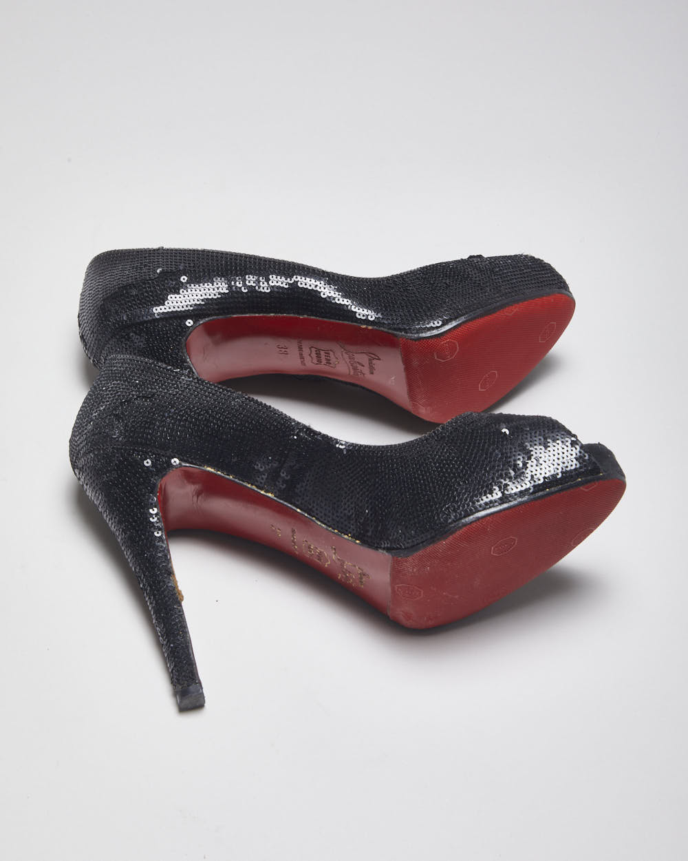 Christian Louboutin Sequin Heels - UK5