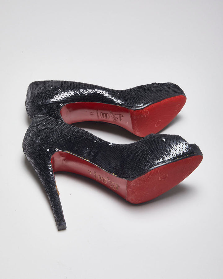Christian Louboutin Sequin Heels - UK5