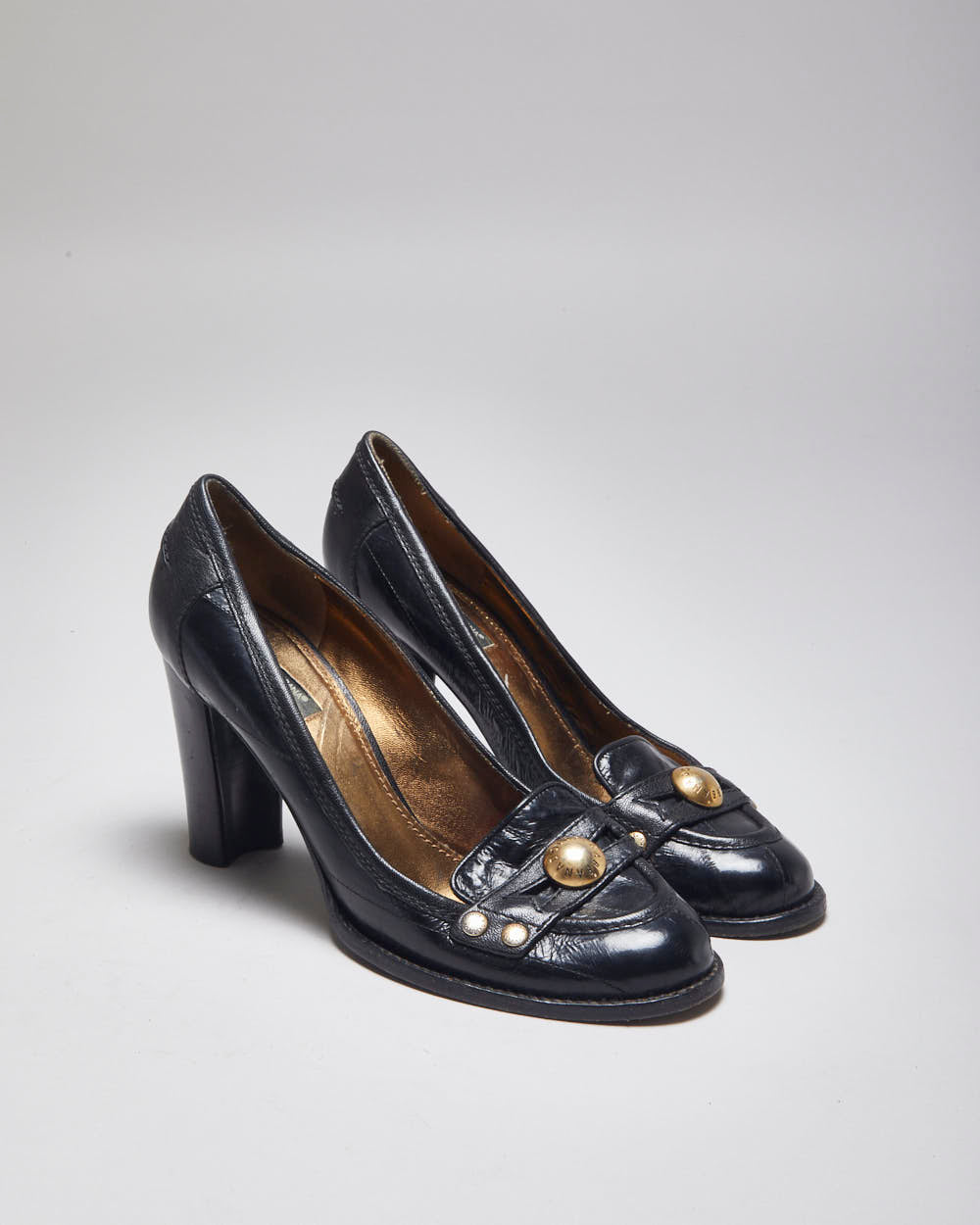 Dolce &amp; Gabbana Loafer Heels - UK6.5