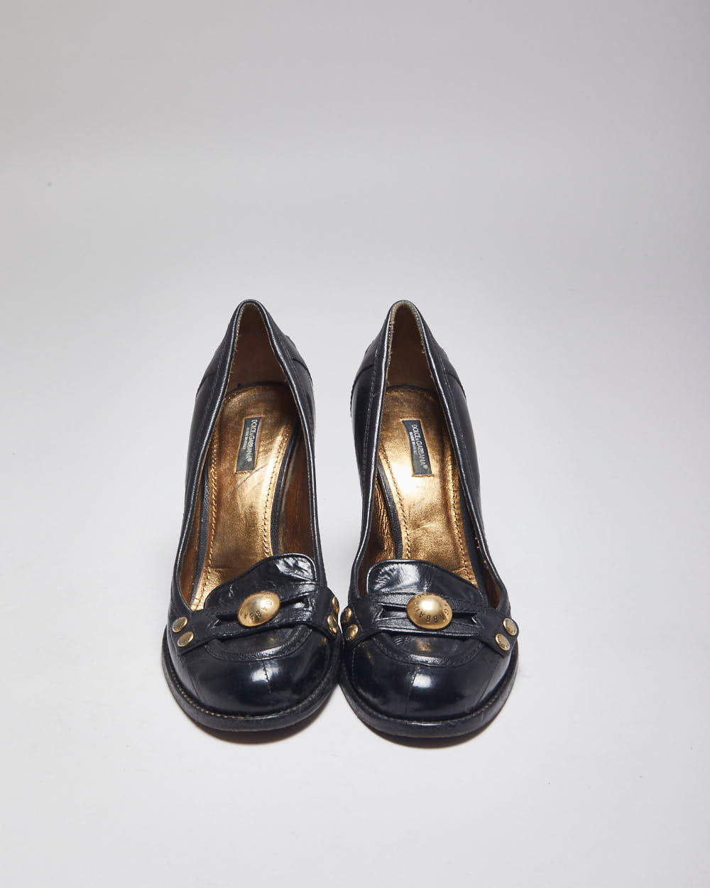 Dolce &amp; Gabbana Loafer Heels - UK6.5