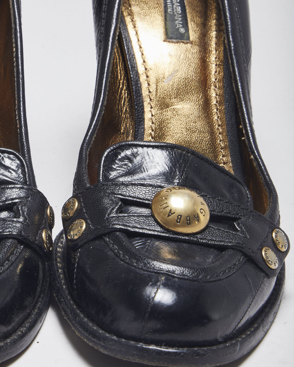 Dolce &amp; Gabbana Loafer Heels - UK6.5