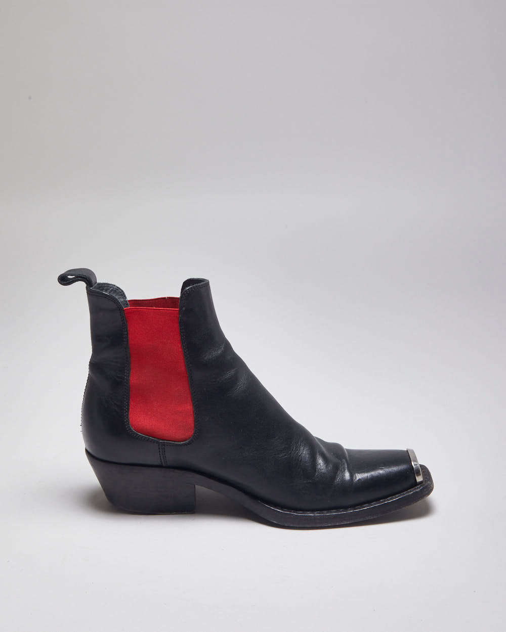 Calvin Klein x Raf Simons 250W39NYC Black Leather Boots - UK5