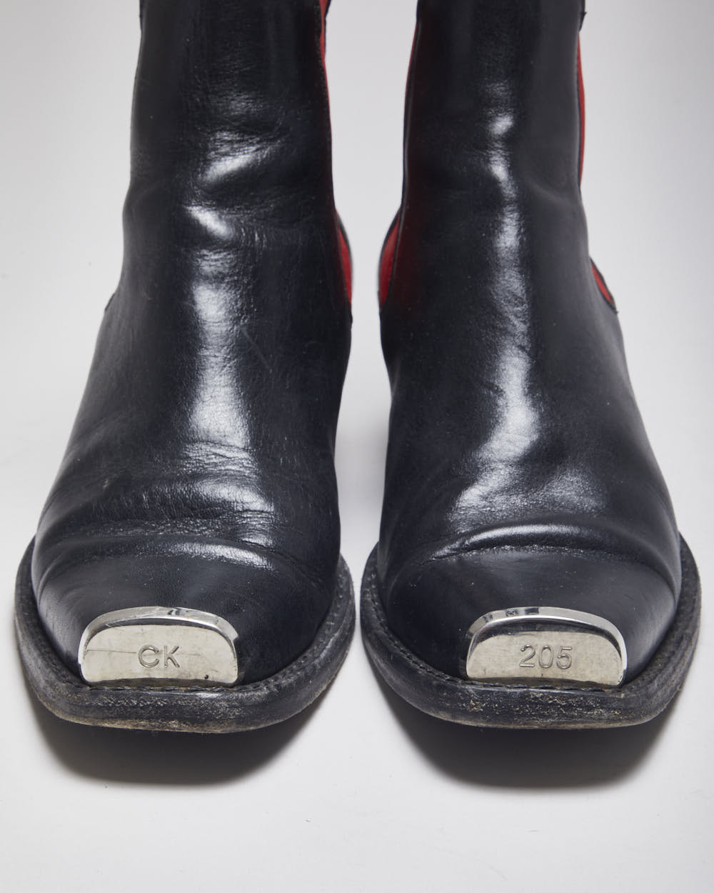 Calvin Klein x Raf Simons 250W39NYC Black Leather Boots - UK5