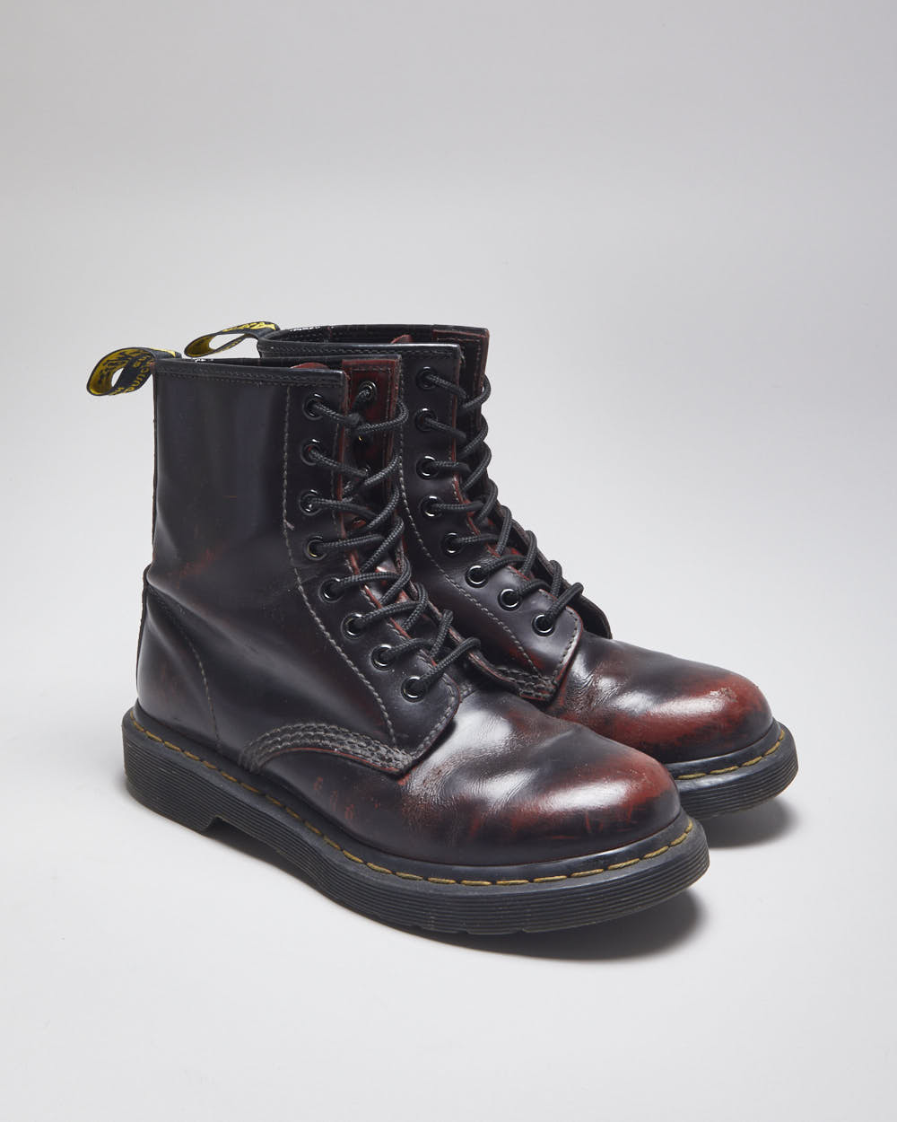 Dr Martens Red Boots - UK4