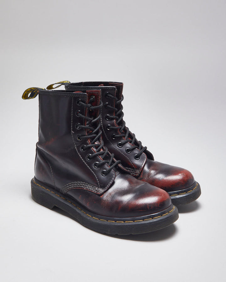 Martens Jadon Ii Dr Martens Negras Y Rojas Martens Clearance Botas