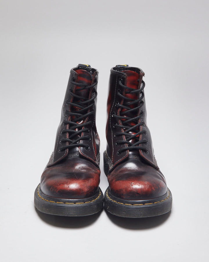 Dr Martens Red Boots - UK4