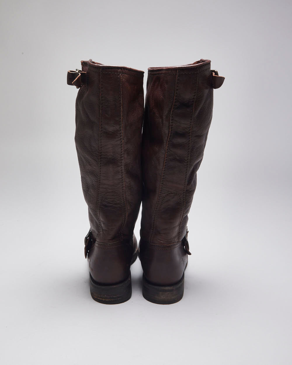 Vintage Frye Leather Brown Boots - UK6