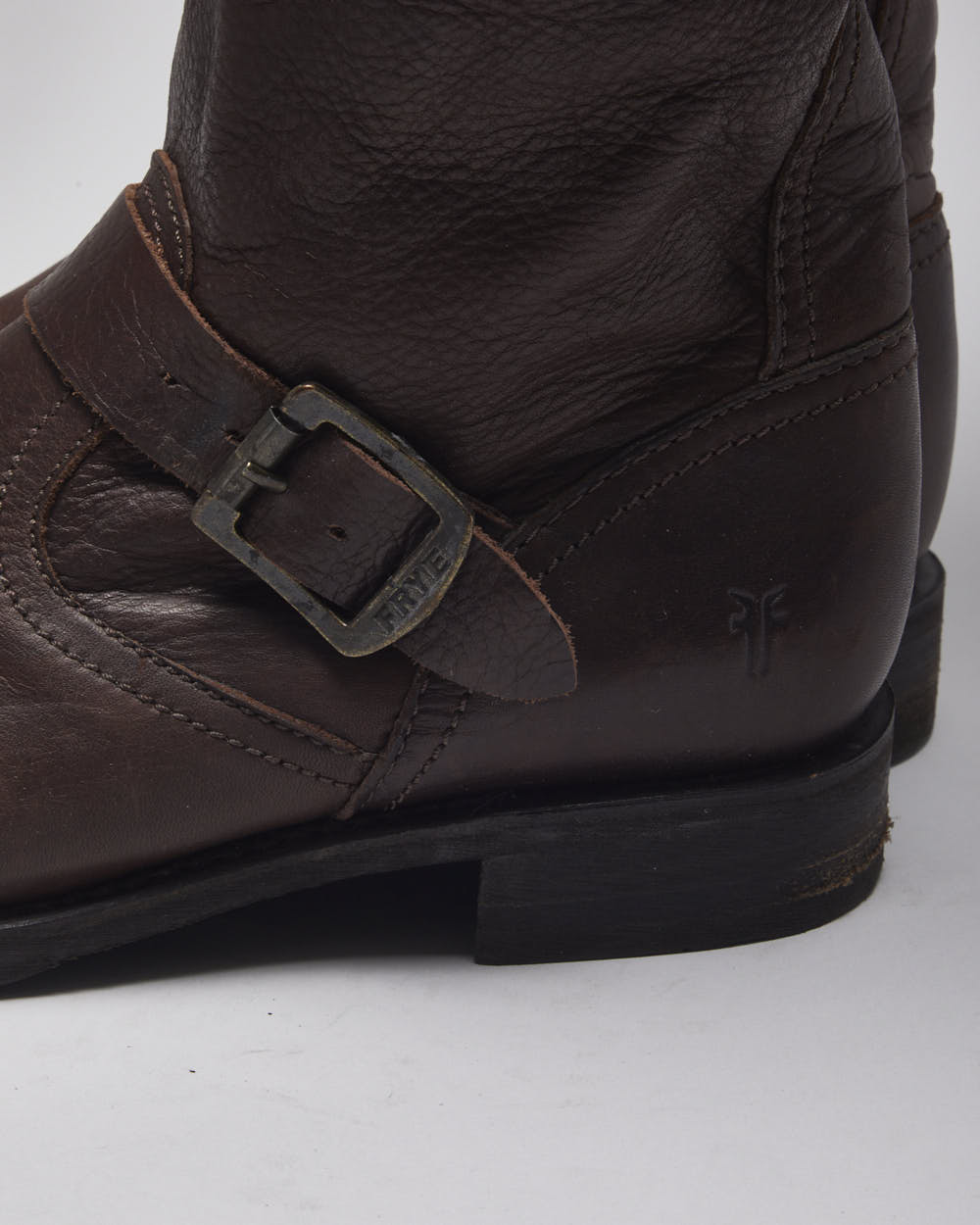 Vintage Frye Leather Brown Boots - UK6