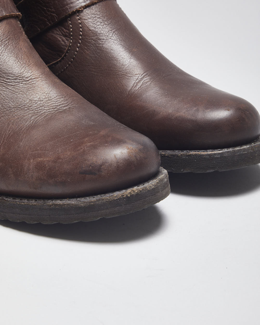 Vintage Frye Leather Brown Boots - UK6