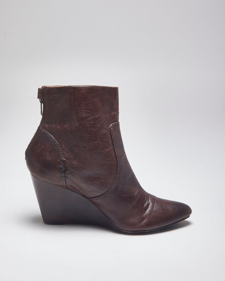 Vintage Frye Wedge Boots - UK7