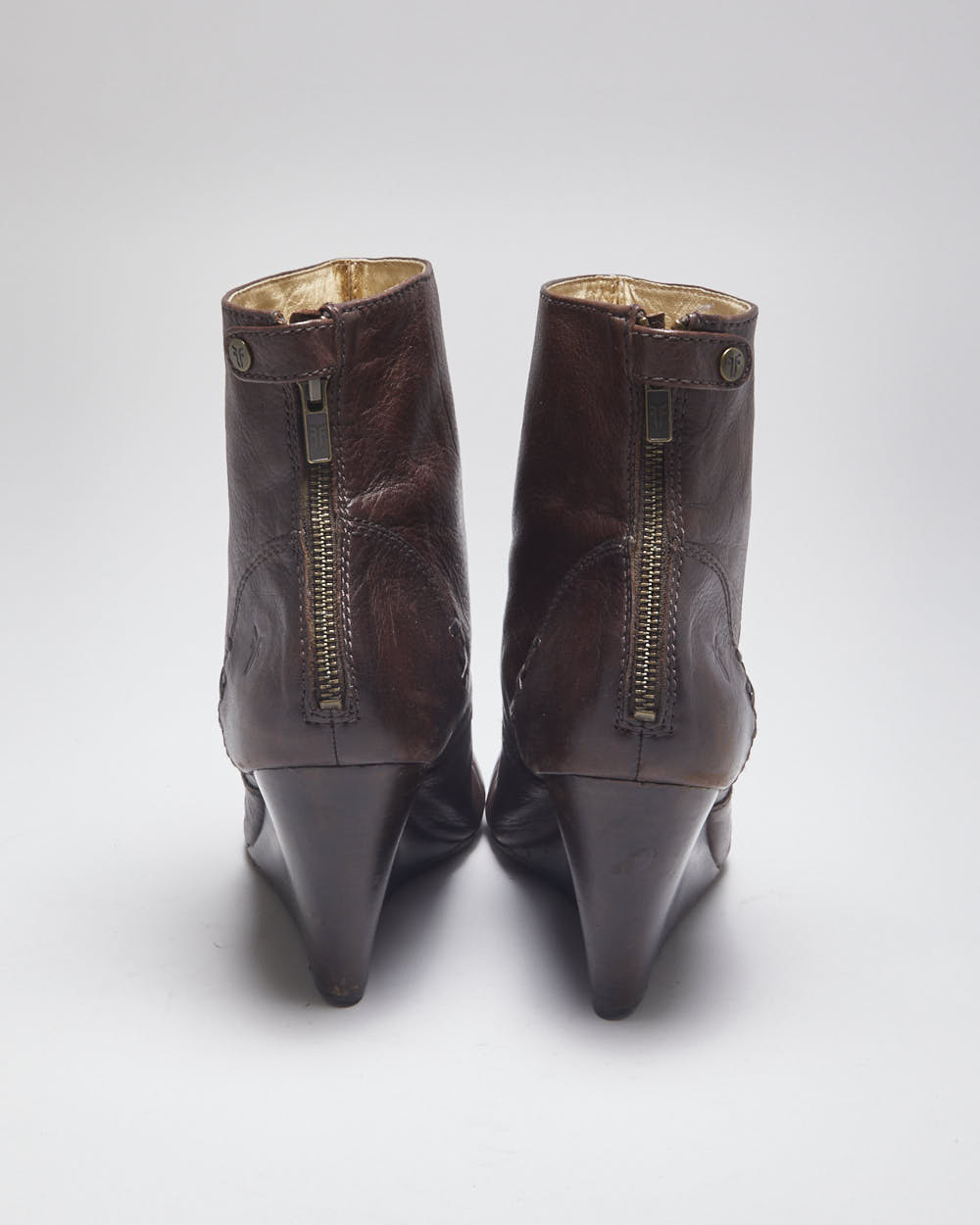 Vintage Frye Wedge Boots - UK7