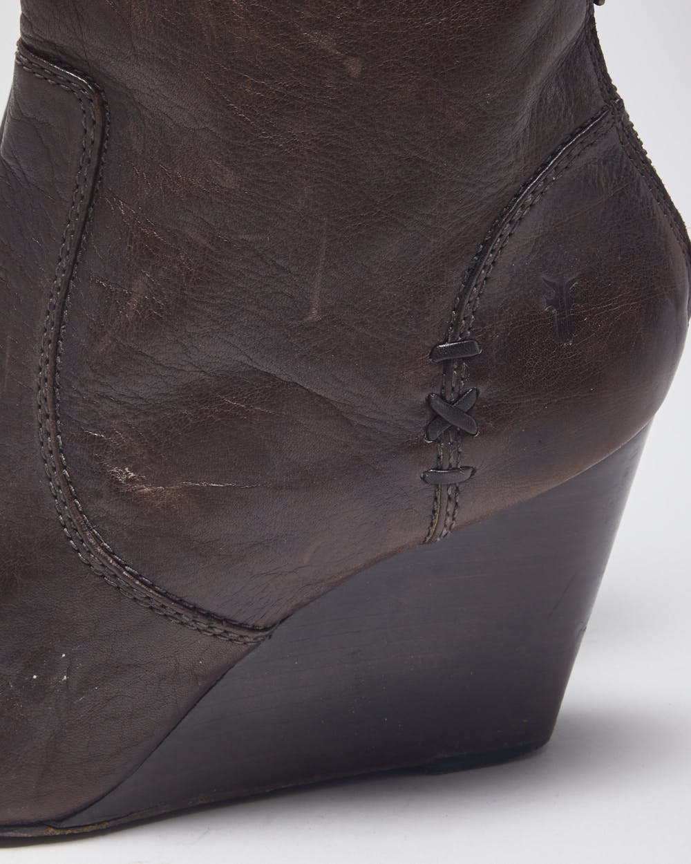 Vintage Frye Wedge Boots - UK7