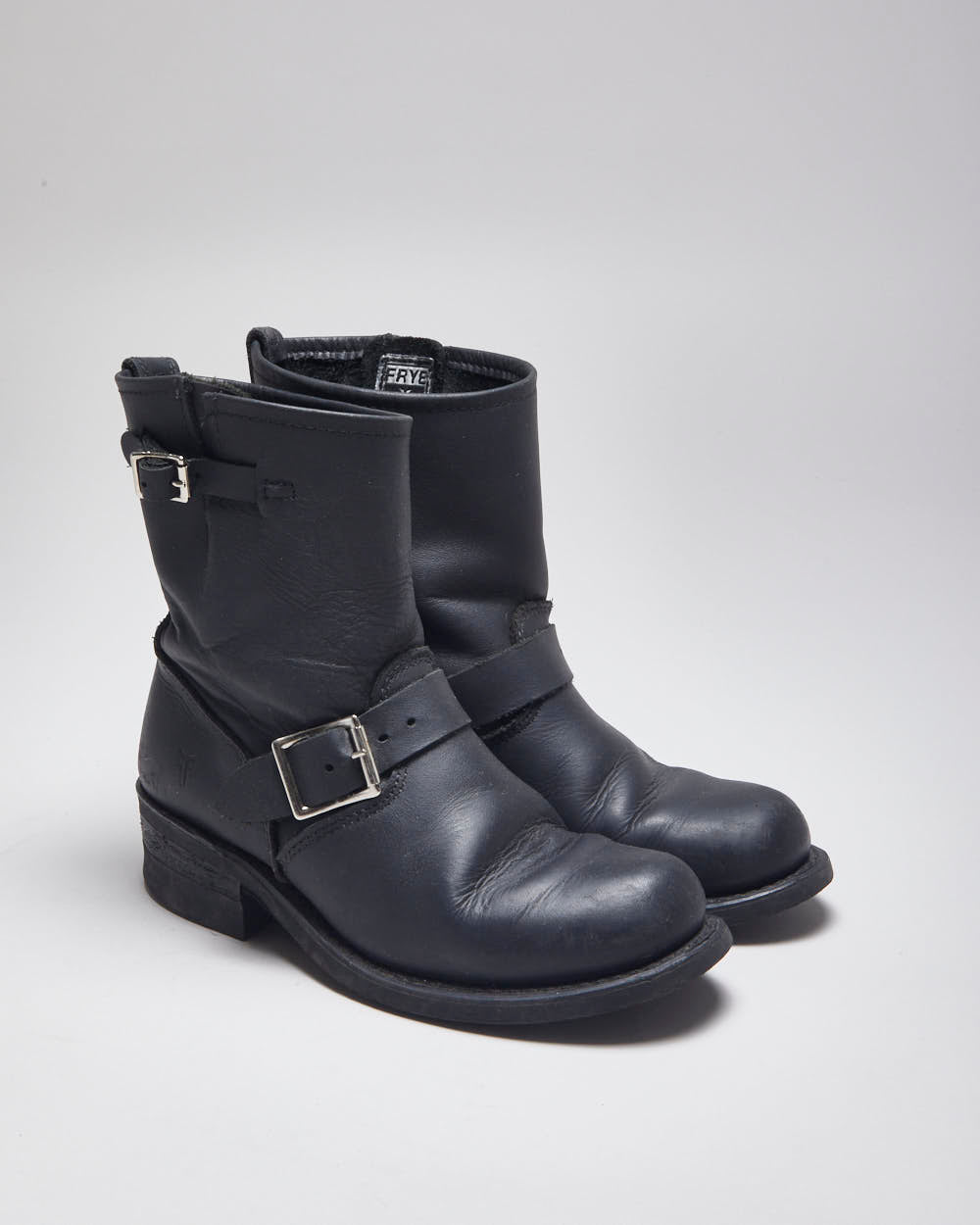 Vintage Frye Biker Boots - UK4
