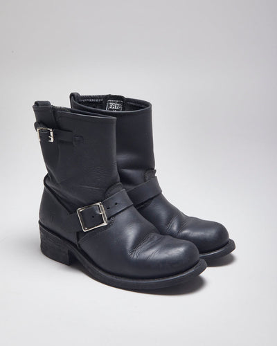 Vintage Frye Biker Boots - UK4