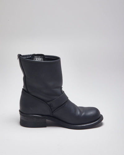 Vintage Frye Biker Boots - UK4