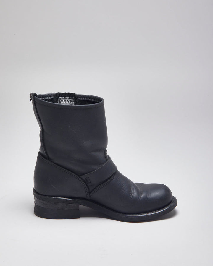 Vintage Frye Biker Boots - UK4