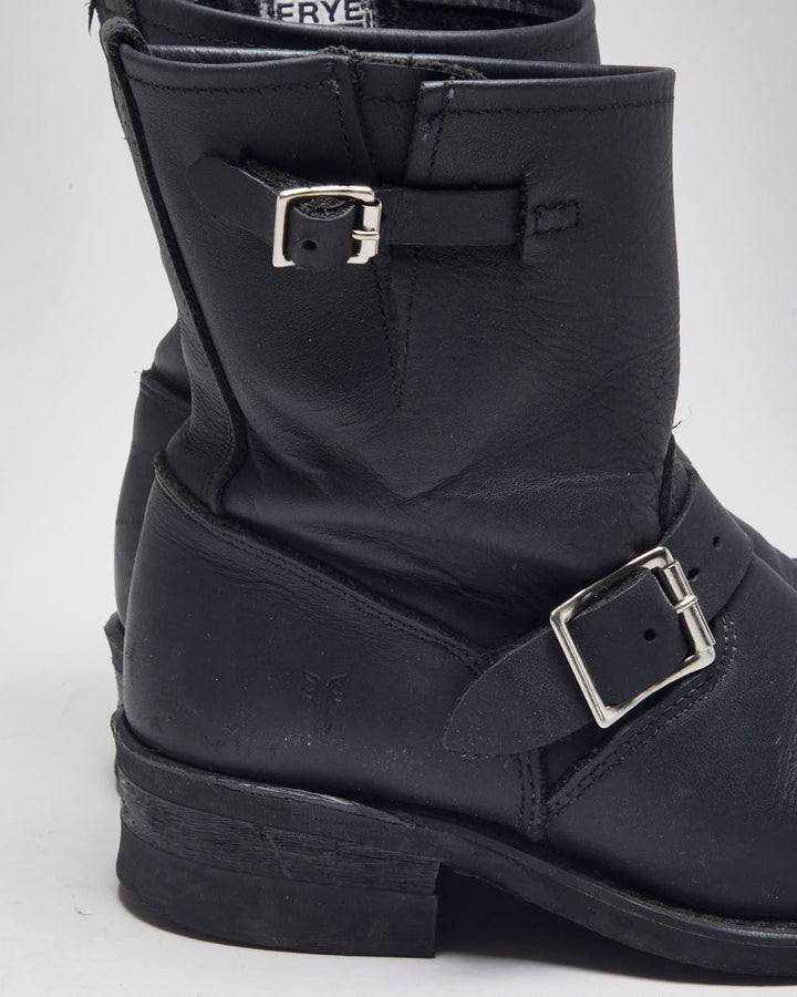 Vintage Frye Biker Boots - UK4