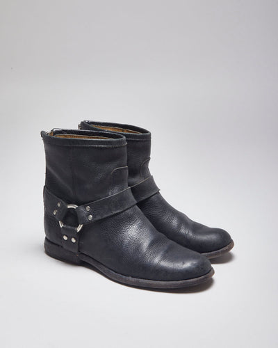 Vintage Frye Biker Boots - UK5