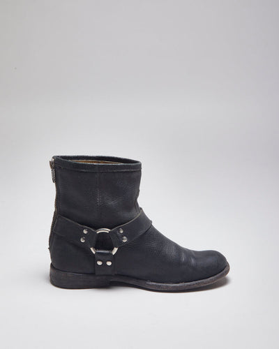 Vintage Frye Biker Boots - UK5