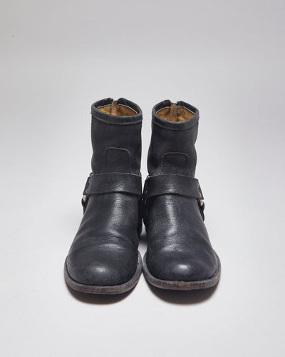 Vintage Frye Biker Boots - UK5