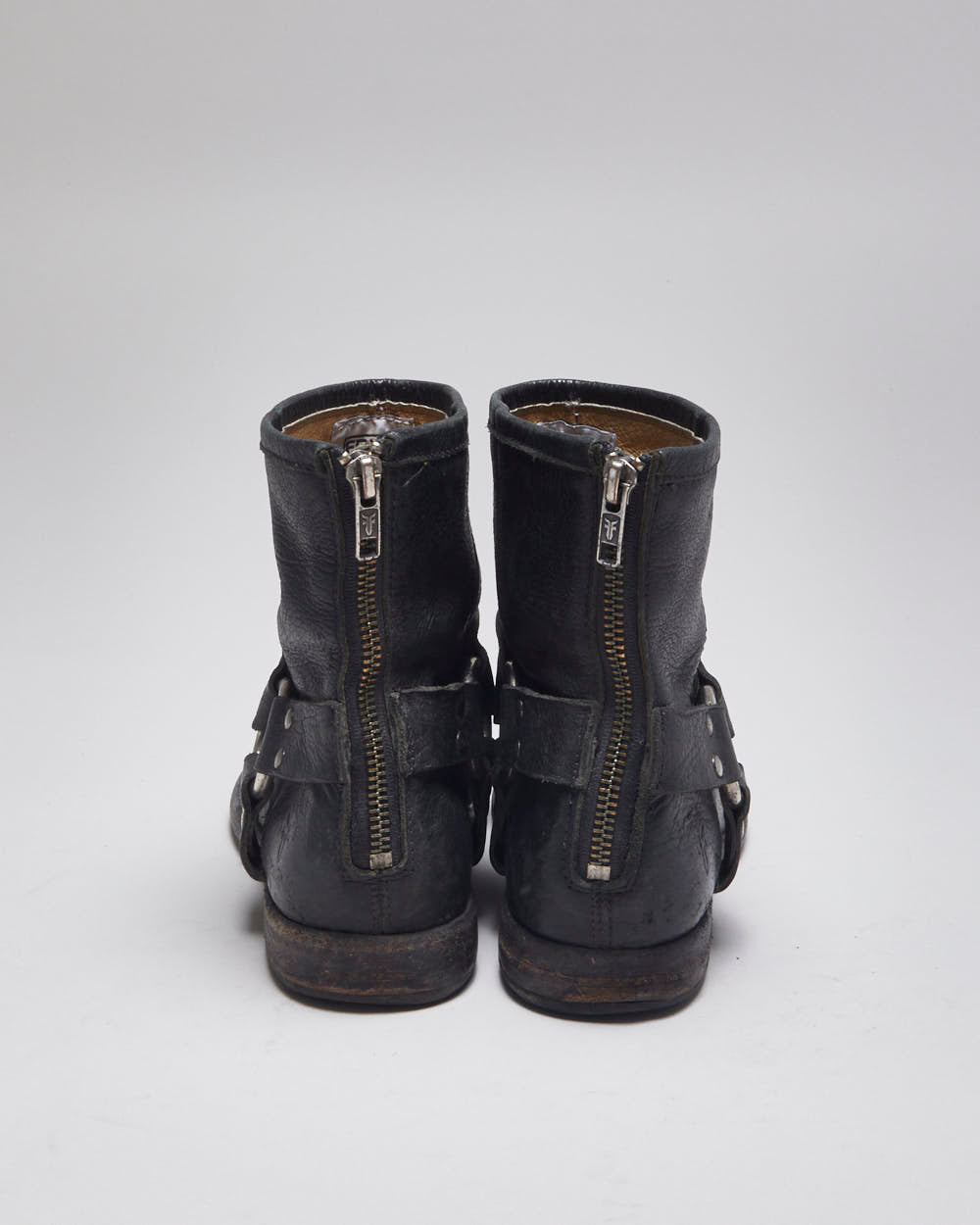 Vintage Frye Biker Boots - UK5
