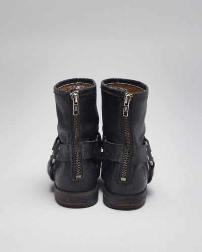 Vintage Frye Biker Boots - UK5