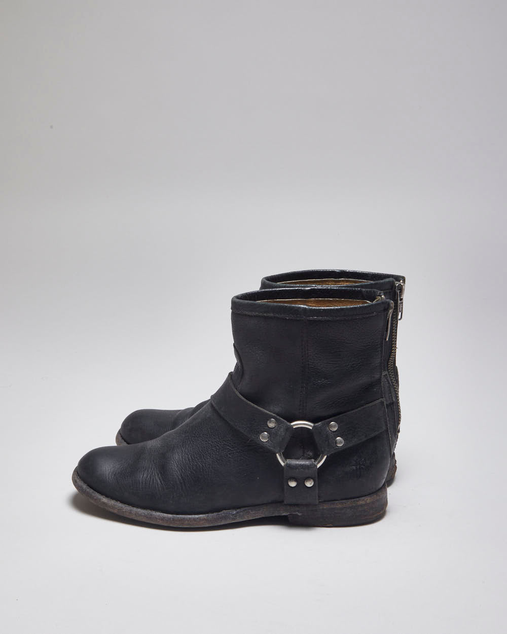 Vintage Frye Biker Boots - UK5