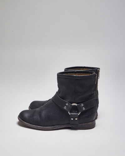 Vintage Frye Biker Boots - UK5