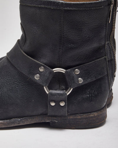 Vintage Frye Biker Boots - UK5