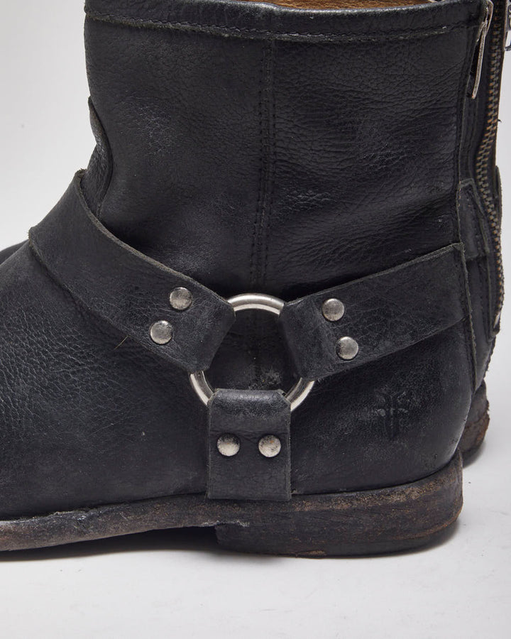 Vintage Frye Biker Boots - UK5