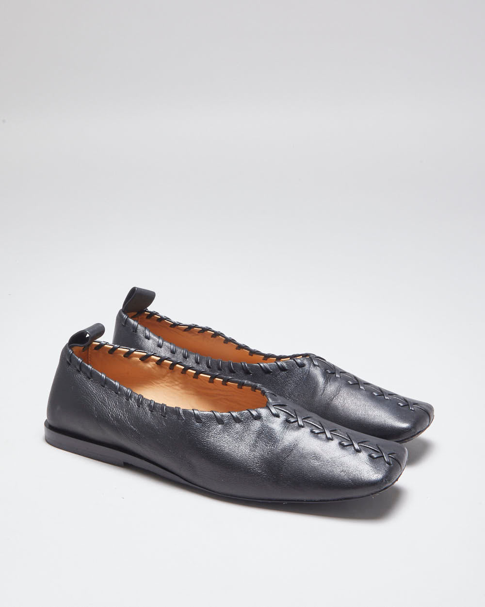 Jil Sander Whipstitch Ballet Flats - UK4