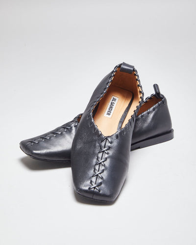 Jil Sander Whipstitch Ballet Flats - UK4