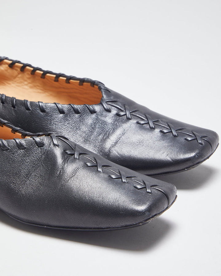 Jil Sander Whipstitch Ballet Flats - UK4