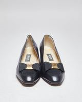 Bally Leather Heeled Loafers- UK5