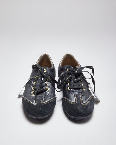 Deadstock Geox Respira Black Trainers - UK6