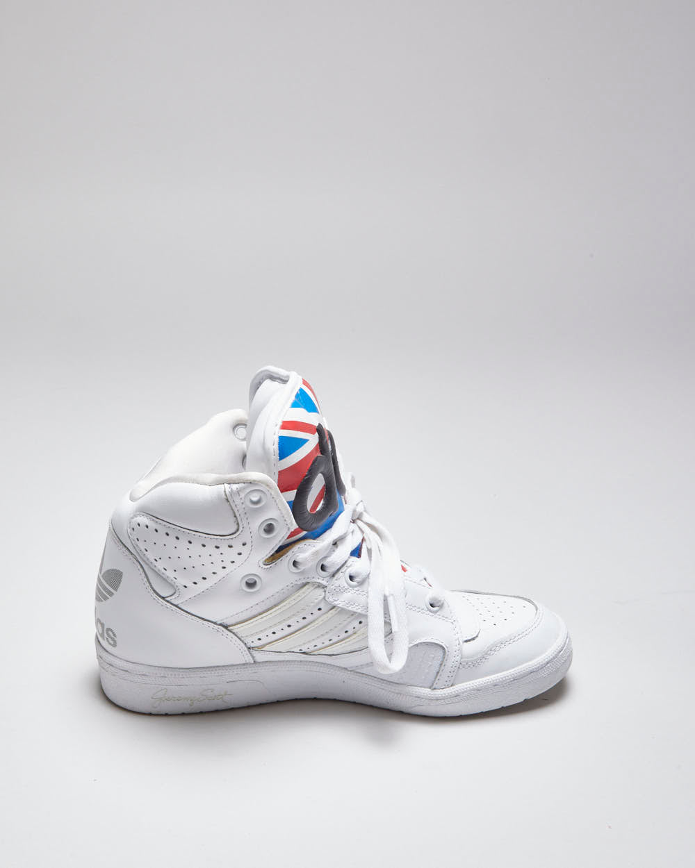 Adidas x Jeremey Scott Union Jack Trainers - UK6 – Rokit