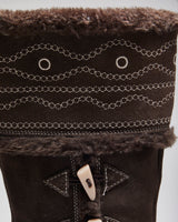 Y2k 00s Brown Toggle Boots - UK6