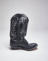 Vintage Black Cowboy Boots - UK7.5
