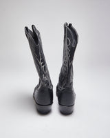 Vintage Black Cowboy Boots - UK7.5