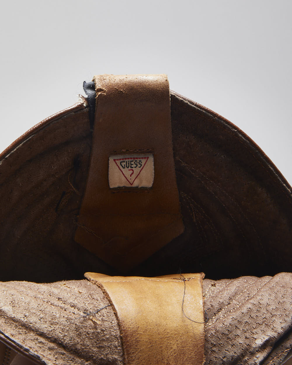 Vintage Guess Brown Cowboy Boots - UK5.5
