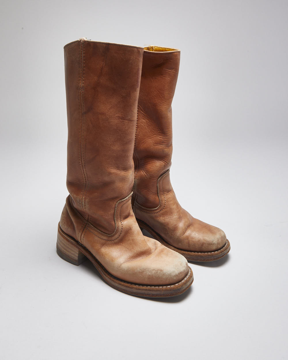 Vintage Frye Brown Boots - UK3.5