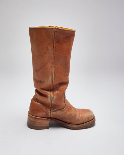 Vintage Frye Brown Boots - UK3.5