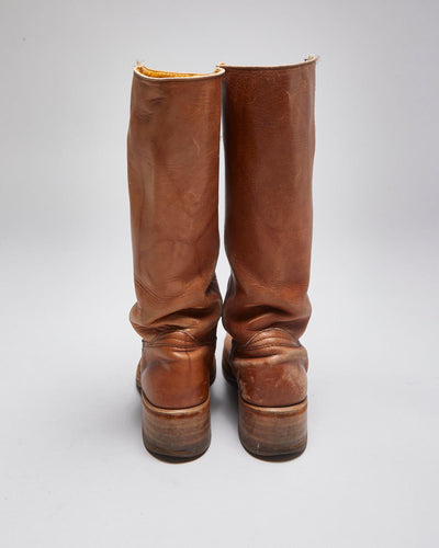 Vintage Frye Brown Boots - UK3.5