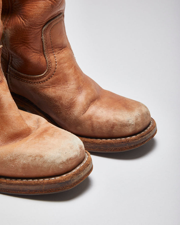 Vintage Frye Brown Boots - UK3.5
