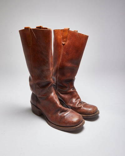Vintage Durango West Brown Boots - UK8