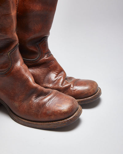 Vintage Durango West Brown Boots - UK8