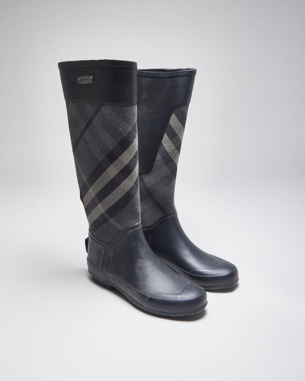 Burberry Black Wellington Boots - UK3