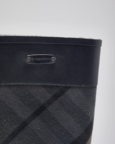 Burberry Black Wellington Boots - UK3