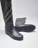 Burberry Black Wellington Boots - UK3