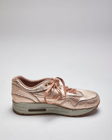 Nike Air Max Pink Faux Croc Trainers - UK4